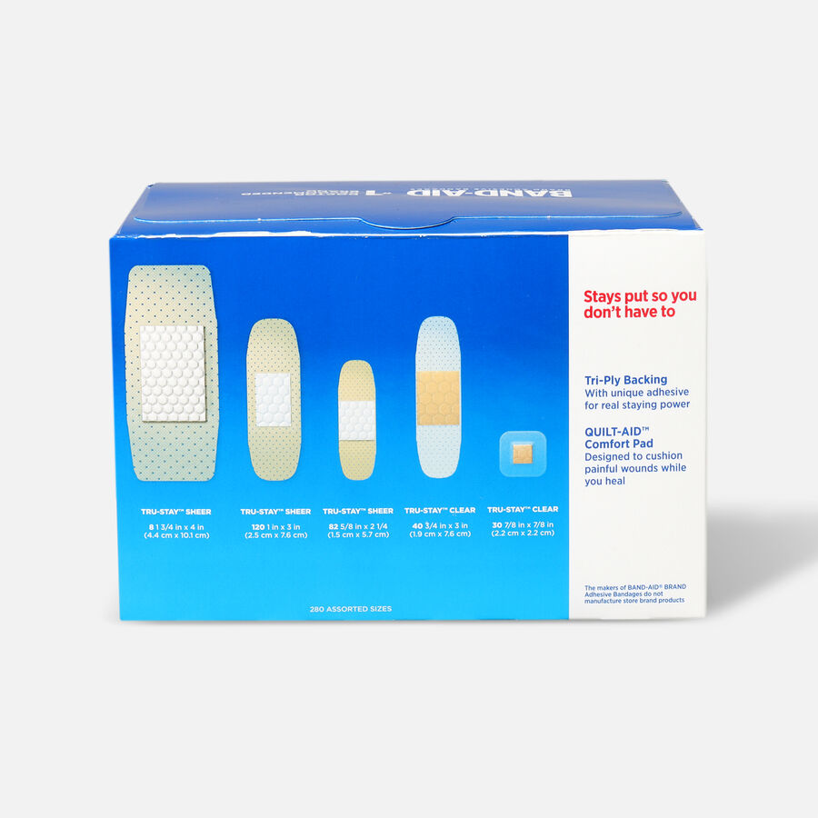 BAND-AID&reg; Family Pack Assorted Adhesive Bandages, 280 ct., , large image number 1