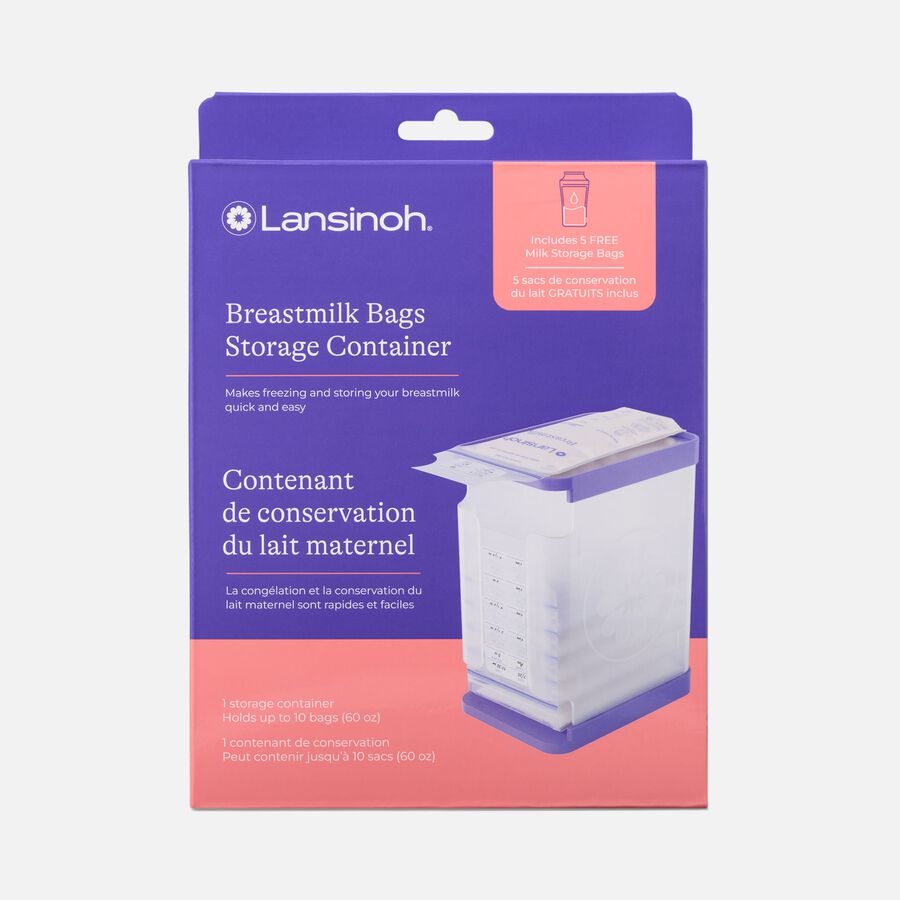 Lansinoh Breastmilk Bags Storage Container, , large image number 0