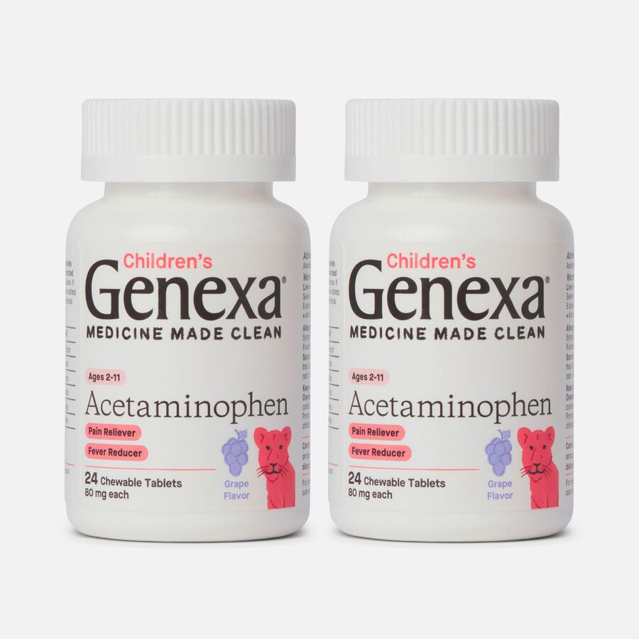 Genexa Children's Acetaminophen Chewable, 24 ct. (2-Pack), , large image number 0