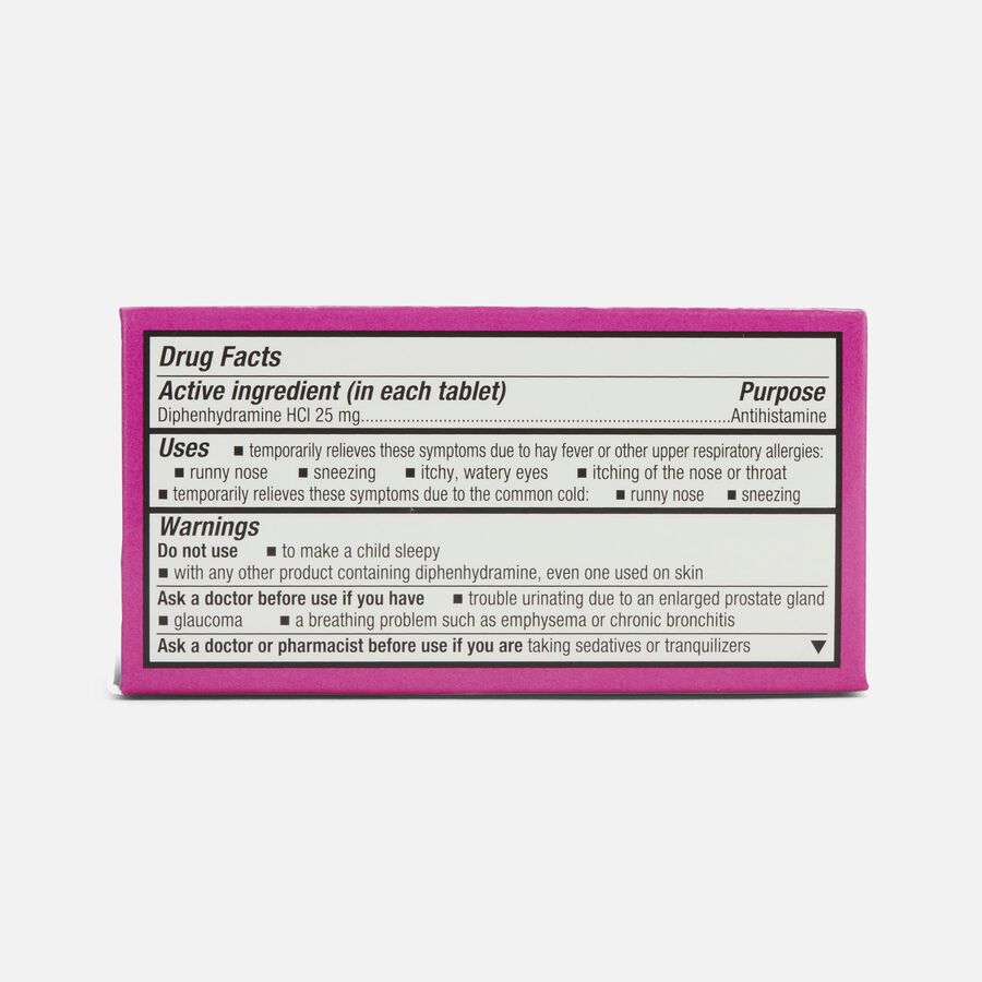 Caring Mill&trade; Diphenhydramine Allergy Relief Tablets, 100 ct., , large image number 1