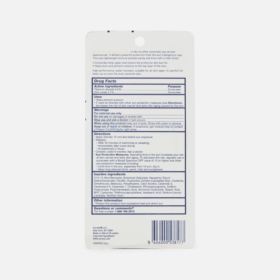 CeraVe Sunscreen Stick - SPF 50, , large image number 4