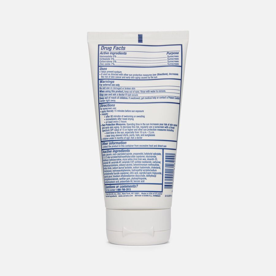 CeraVe Hydrating Sheer Face & Body Sunscreen Lotion, SPF 30, 5 fl oz., , large image number 1