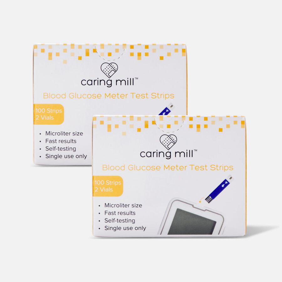 Caring Mill&trade; Blood Glucose Test Strips, 100 ct. (2-Pack), , large image number 0