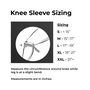 Reparel Knee Sleeve, Black, S, , large image number 4