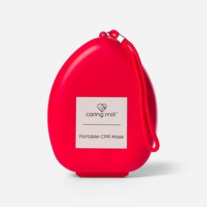 Caring Mill&trade; Portable CPR Mask, Hard Case