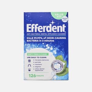 Efferdent Plus Mint, 126 ct.