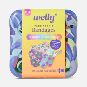 Welly&reg; Flex Fabric Bandages, Color-Changing Chameleon, 50 ct.
