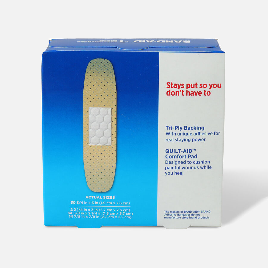 BAND-AID&reg; Sheer Adhesive Bandages, Assorted, 80 ct., , large image number 1