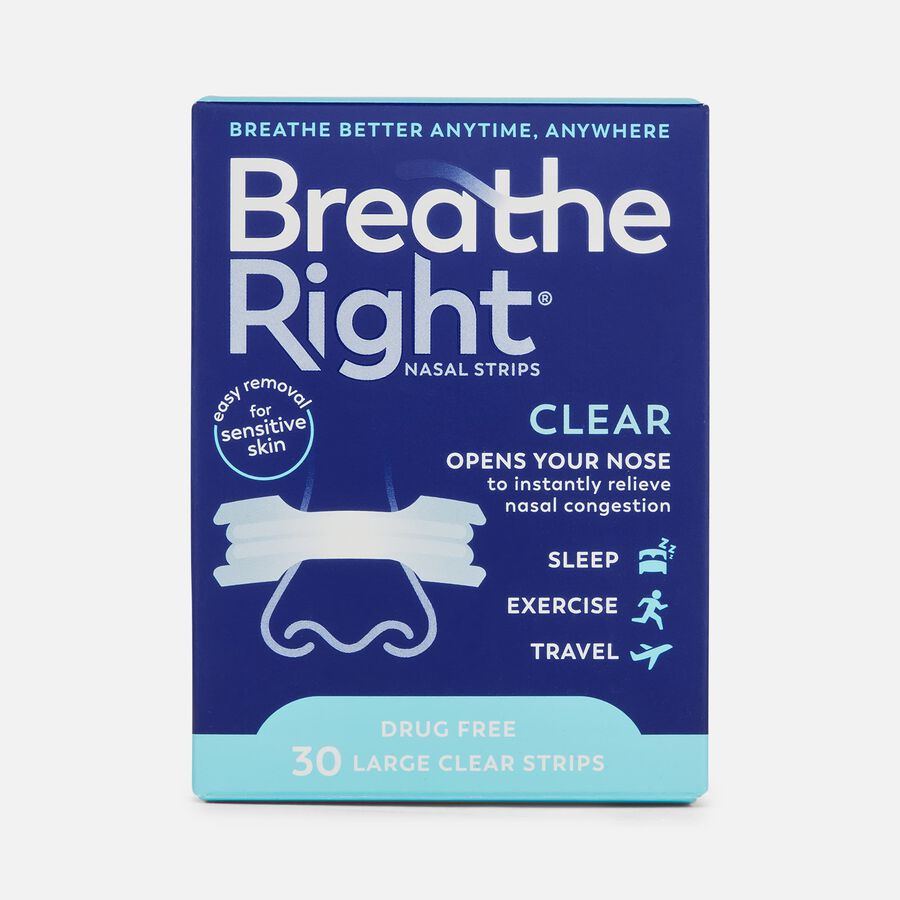 Breathe Right Strips, 30 ct., , large image number 0