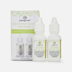 Caring Mill&trade; Ear Wax Removal Drops 6.5% Carbamide Peroxide, 0.5 oz. (2-Pack)