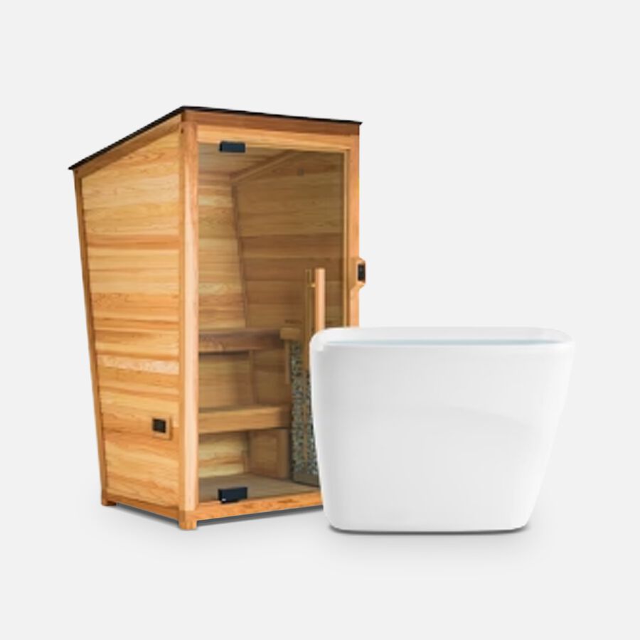 Contrast Therapy Bundle:Pod and Mini Sauna by Plunge, , large image number 0